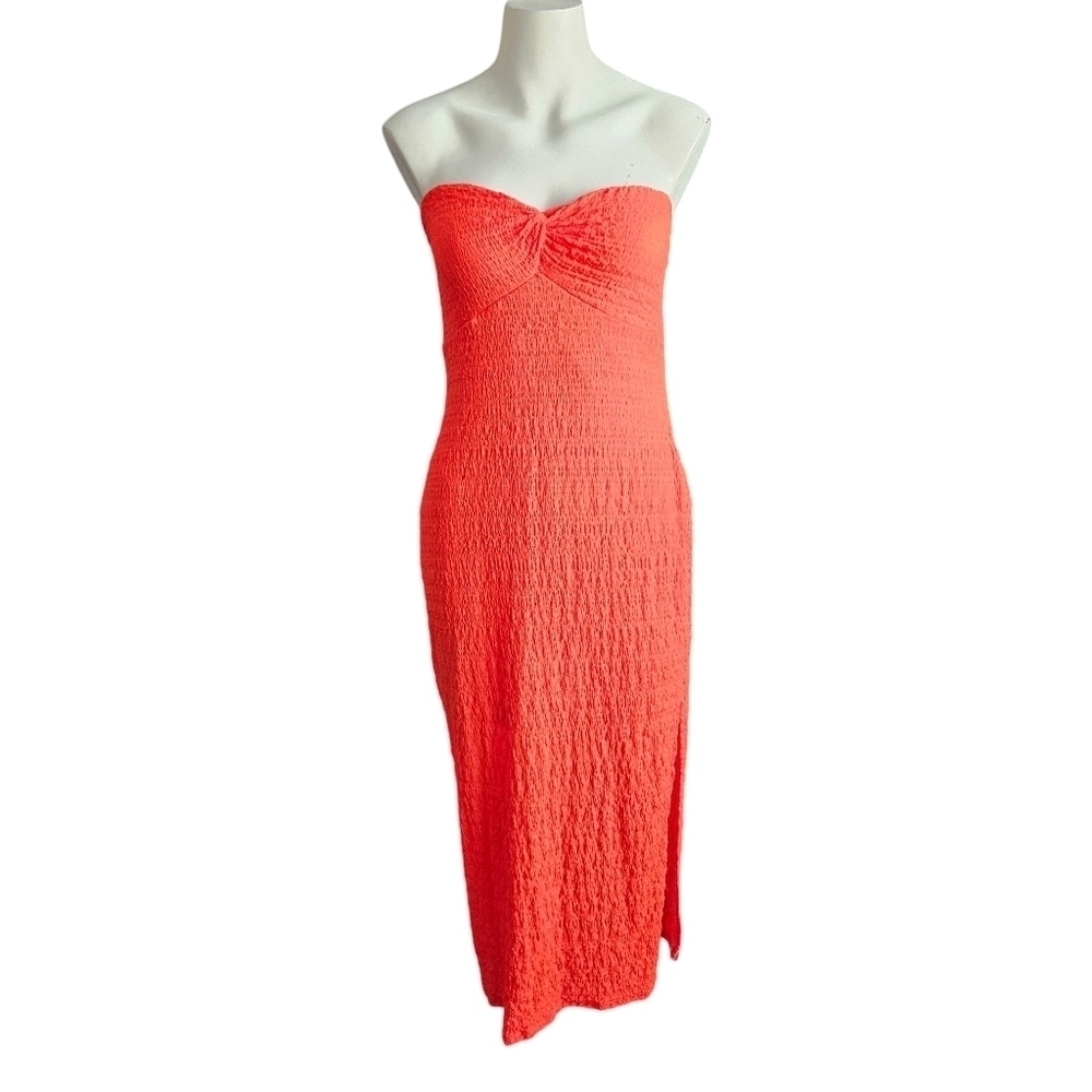 No Comment Womens‎ Strapless Midi Dress Sz Large NWT
